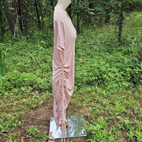 Destination Maternity Women's Ruched Bodycon Dress with Short Sleeves Size Small - Picture 4 of 16